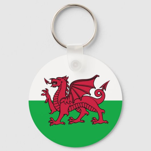 Welsh Dragon Schlüsselanhänger (Vorderseite)