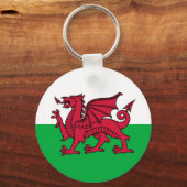 Welsh Dragon Schlüsselanhänger (Vorderseite)