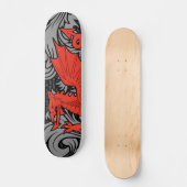 Welsh Dragon Skateboard Deck (Vorderseite)