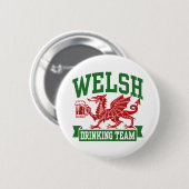 Welsh Drinking Team Button (Vorne & Hinten)