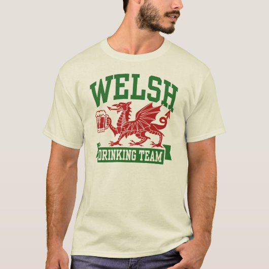 Welsh Drinking Team T-Shirt (Vorderseite)