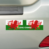 Welsh Flag Autoaufkleber (Auf Auto)