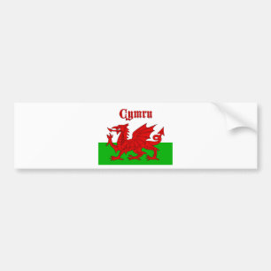 Welsh Flag Cymru Autoaufkleber