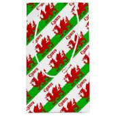 Welsh Flag Cymru Kleine Geschenktüte (Rückseite)