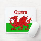 Welsh Flag Cymru Mousepad (Mit Mouse)