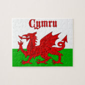 Welsh Flag Cymru Puzzle (Horizontal)