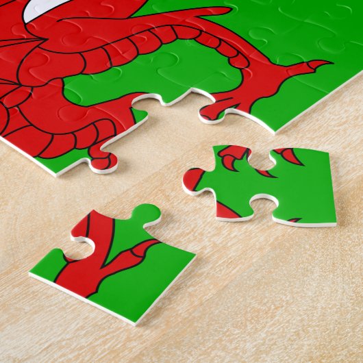 Welsh Flag Cymru Puzzle (Seite)