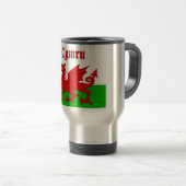 Welsh Flag Cymru Reisebecher (VorderseiteRechts)