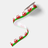 Welsh Flag Cymru Satinband (Rückseite)