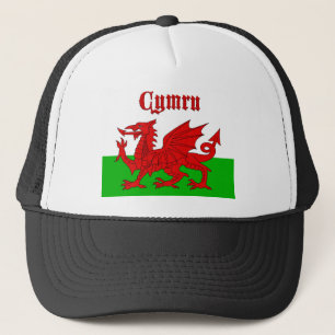 Welsh Flag Cymru Truckerkappe