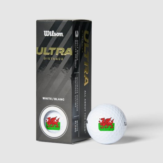 Welsh Flag Golfball (Verpackungen)