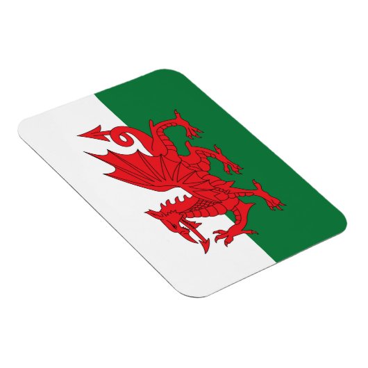 Welsh Flag Kühlschrankmagnet Magnet (Rechte Seite)