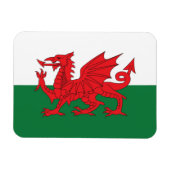Welsh Flag Kühlschrankmagnet Magnet (Horizontal)