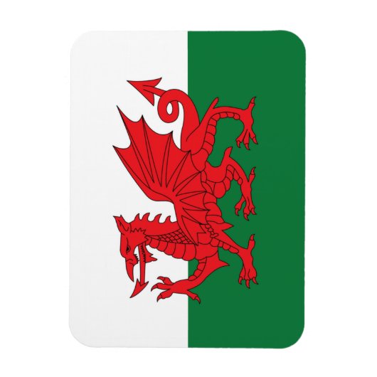 Welsh Flag Kühlschrankmagnet Magnet (Vertikal)