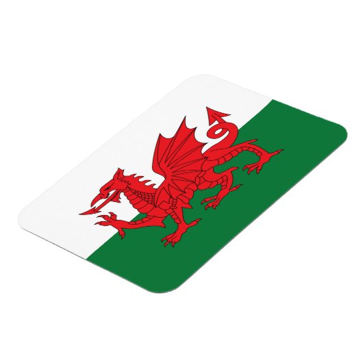 Welsh Flag Kühlschrankmagnet Magnet (Linke Seite)