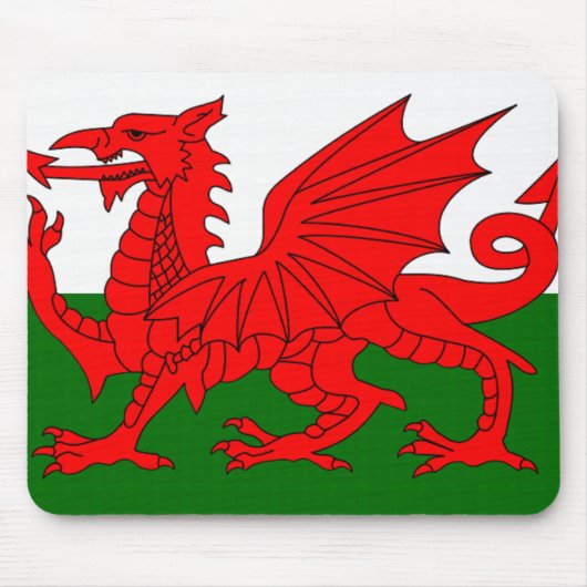 welsh_flag mousemat mousepad (Vorne)