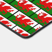 WELSH-Flag Schreibtischunterlage (Ecke)