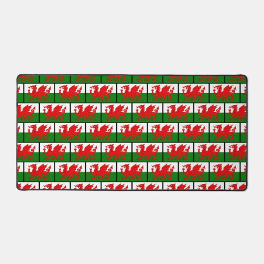 WELSH-Flag Schreibtischunterlage (Vorderseite)