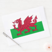 Welsh Flag Sticker (Umschlag)
