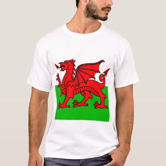 Welsh Flag T-Shirt (Vorderseite)