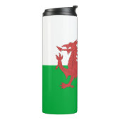Welsh Flag Thermal Tumbler Thermosbecher (Nach links gedreht)