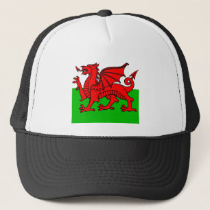 Welsh Flag Truckerkappe