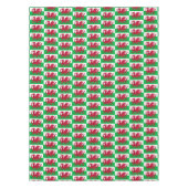 Welsh Flag & Wales Esstisch /Decke Dragon Tischdecke (Vorderseite)