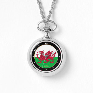 Welsh Flag, Wales trendy fashion /design watch Armbanduhr