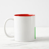 Welsh Flag Zweifarbige Tasse (Links)