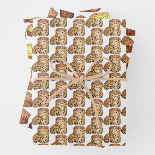 Welsh Foods Welshcakes Bara Brith Rarebit Wales Ve Geschenkpapier Set (Beispiel)