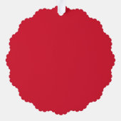 Welsh frohe Weihnachten Simple Celtic Nadolig Llaw Ornament Karte (Rückseite)