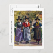 Welsh Girls Postcard Postkarte (Vorne/Hinten)
