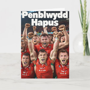 Welsh Happy Birthday Card Karte