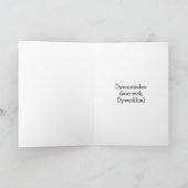 Welsh Happy Verlobung Card Karte (Innenseite)