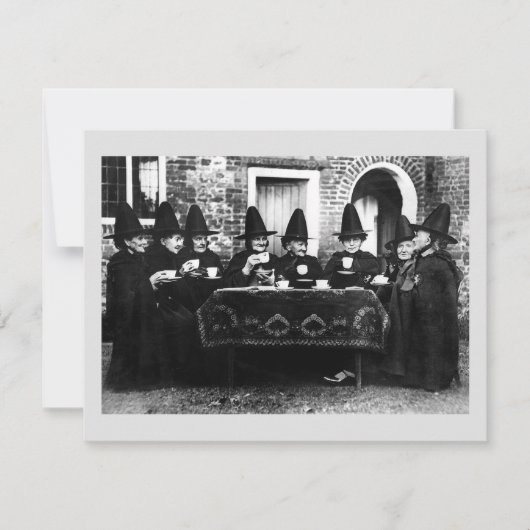 Welsh Hexen mit Tee-Krone-Teatime Einladung (Vorderseite)