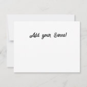 Welsh Hexen mit Tee-Krone-Teatime Einladung (Rückseite)