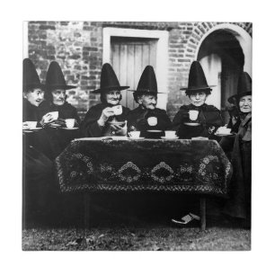 Welsh Hexen mit Tee-Krone-Teatime Fliese