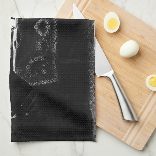 Welsh Hexen mit Tee-Krone-Teatime Geschirrtuch (Viertel Falte)