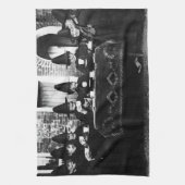 Welsh Hexen mit Tee-Krone-Teatime Geschirrtuch (Vertikal)