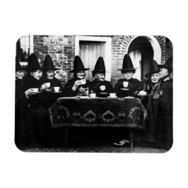 Welsh Hexen mit Tee-Krone-Teatime Magnet