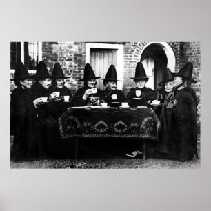 Welsh Hexen mit Tee-Krone-Teatime Poster