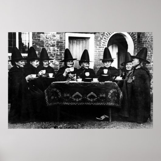 Welsh Hexen mit Tee-Krone-Teatime Poster (Vorne)