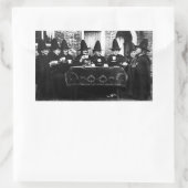 Welsh Hexen mit Tee-Krone-Teatime Rechteckiger Aufkleber (Tasche)