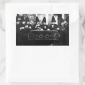 Welsh Hexen mit Tee-Krone-Teatime Rechteckiger Aufkleber (Tasche)