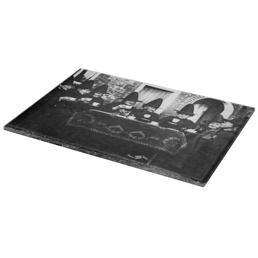 Welsh Hexen mit Tee-Krone-Teatime Schneidebrett (Ecke)