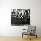 Welsh Hexen mit Tee-Krone-Teatime Wandteppich (Beispiel (Horizontal))