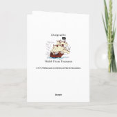 Welsh Humorous Birthday Greeting Karte (Rückseite)