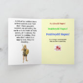 Welsh Humorous Birthday Greeting Karte (Innenseite)