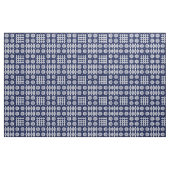 Welsh Imitate Tapestry White on Dark Blue Stoff (Fat Quarter (45,7 x 55,9 cm))