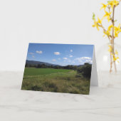 Welsh Landscape 2024 Karte (Gelbe Blume)